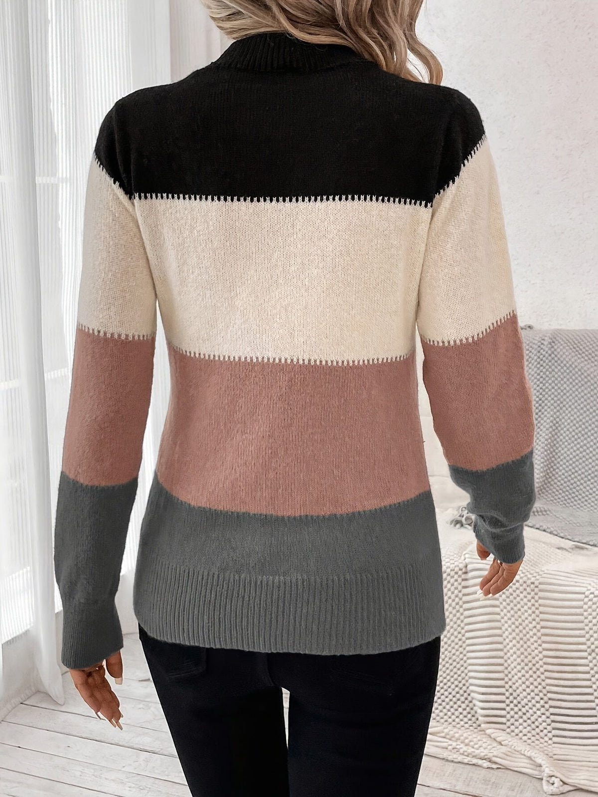 Ingrid | Pull à rayures compact