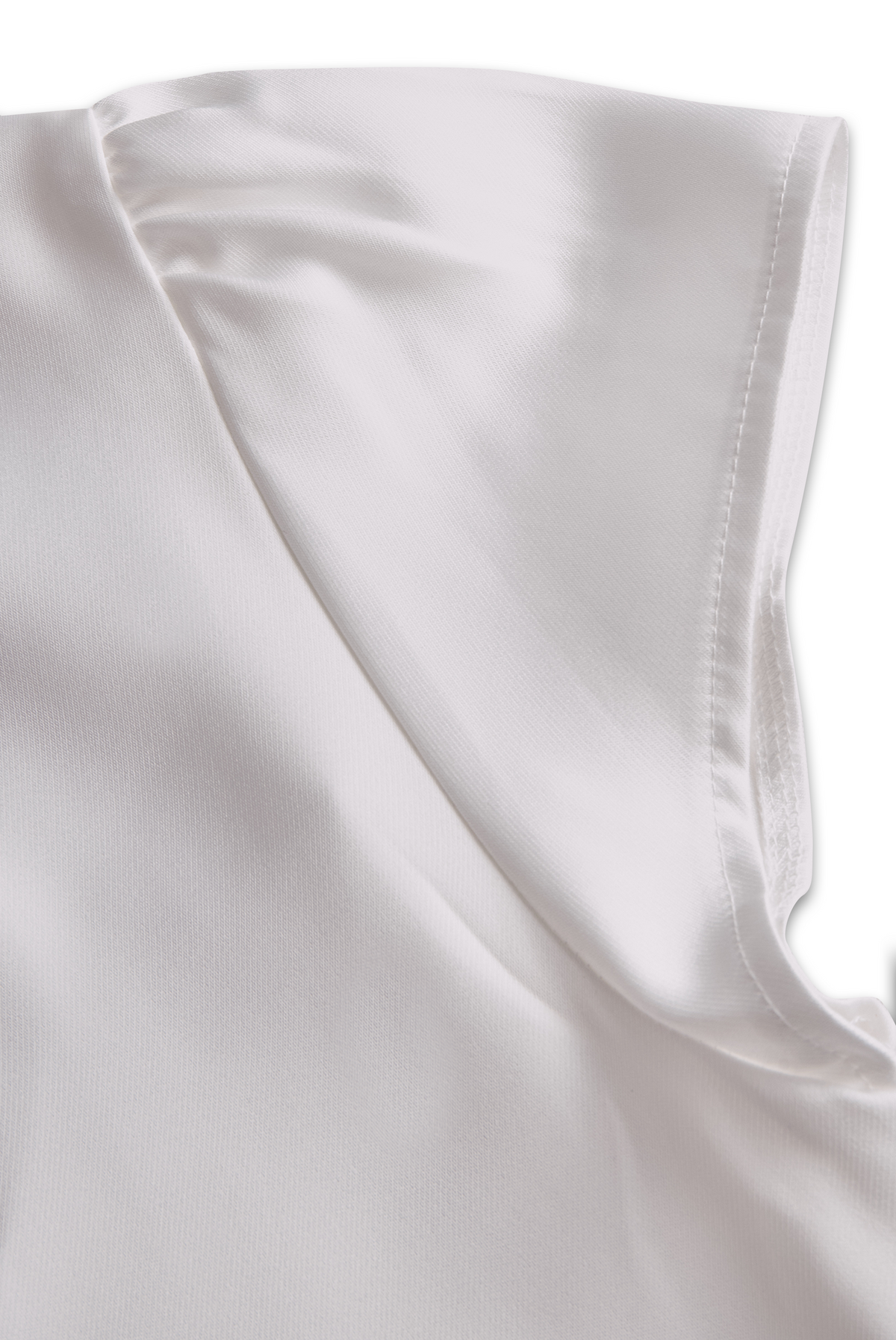 Adèle | Blouse plissée à col montant
