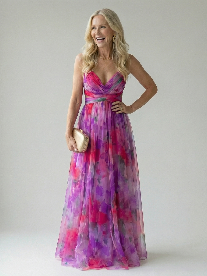 Isabelle | Robe maxi enveloppante