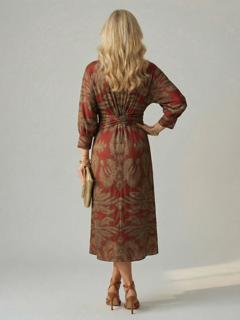 Anouk | Robe portefeuille naturelle
