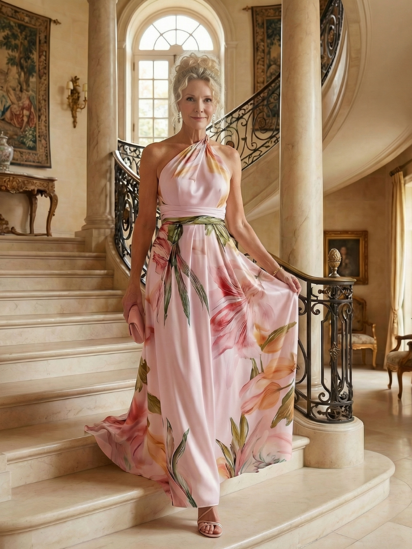 Amélie | Robe maxi fleurie