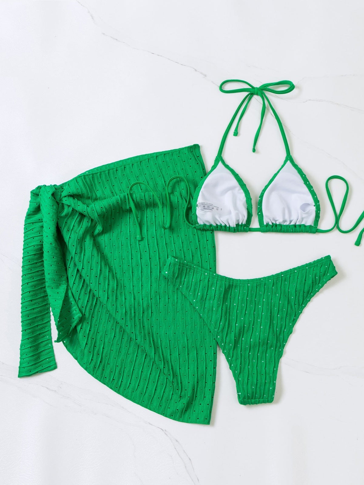 Ria | Bikini triangle avec jupe
