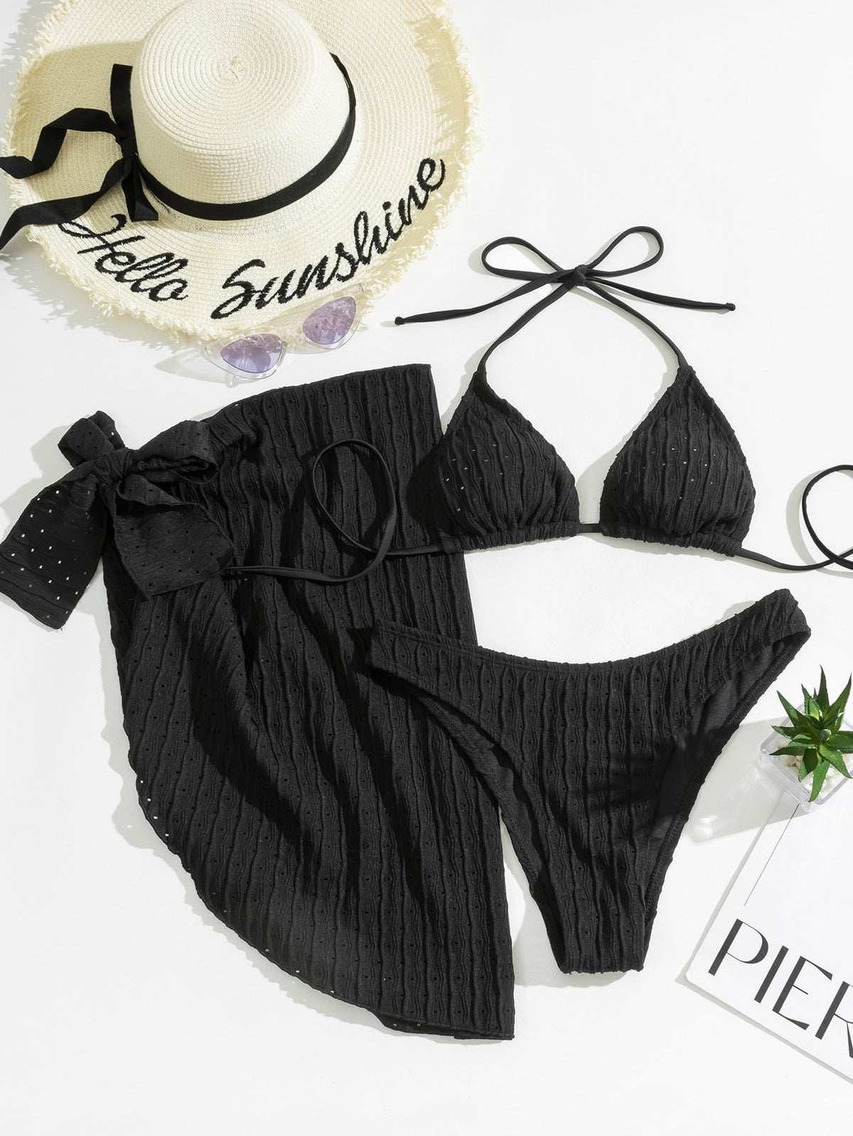 Ria | Bikini triangle avec jupe