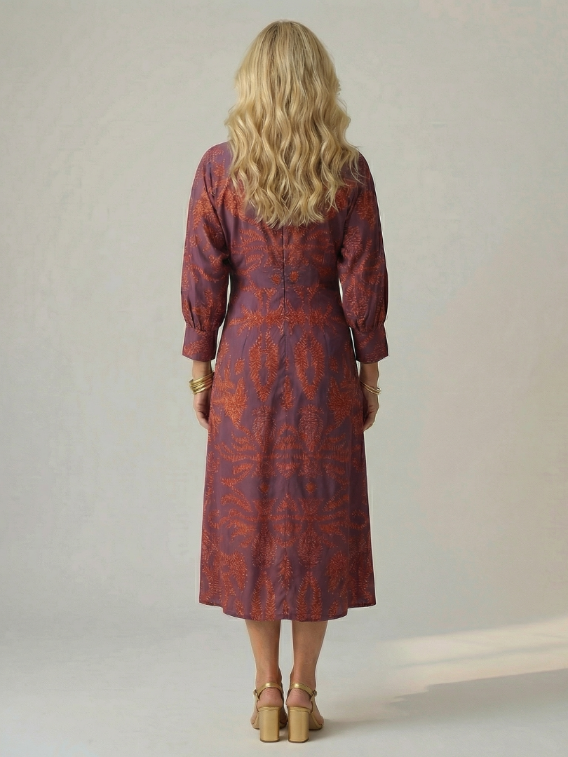 Anouk | Robe portefeuille naturelle