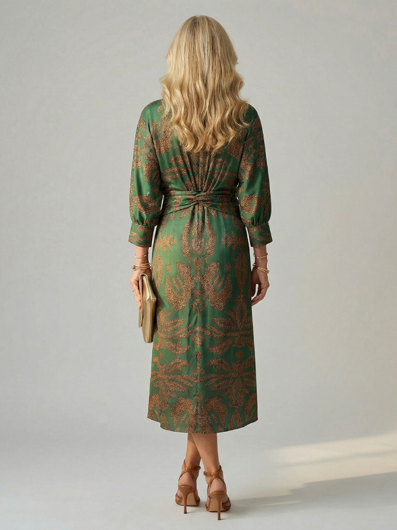 Anouk | Robe portefeuille naturelle