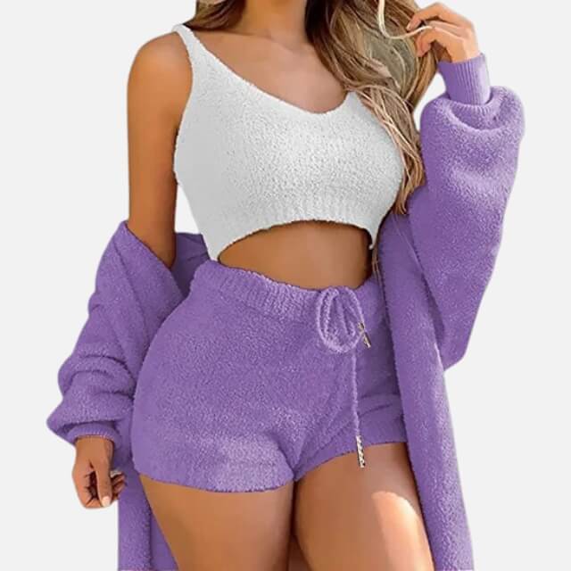 Douce | Ensemble en tricot douillet