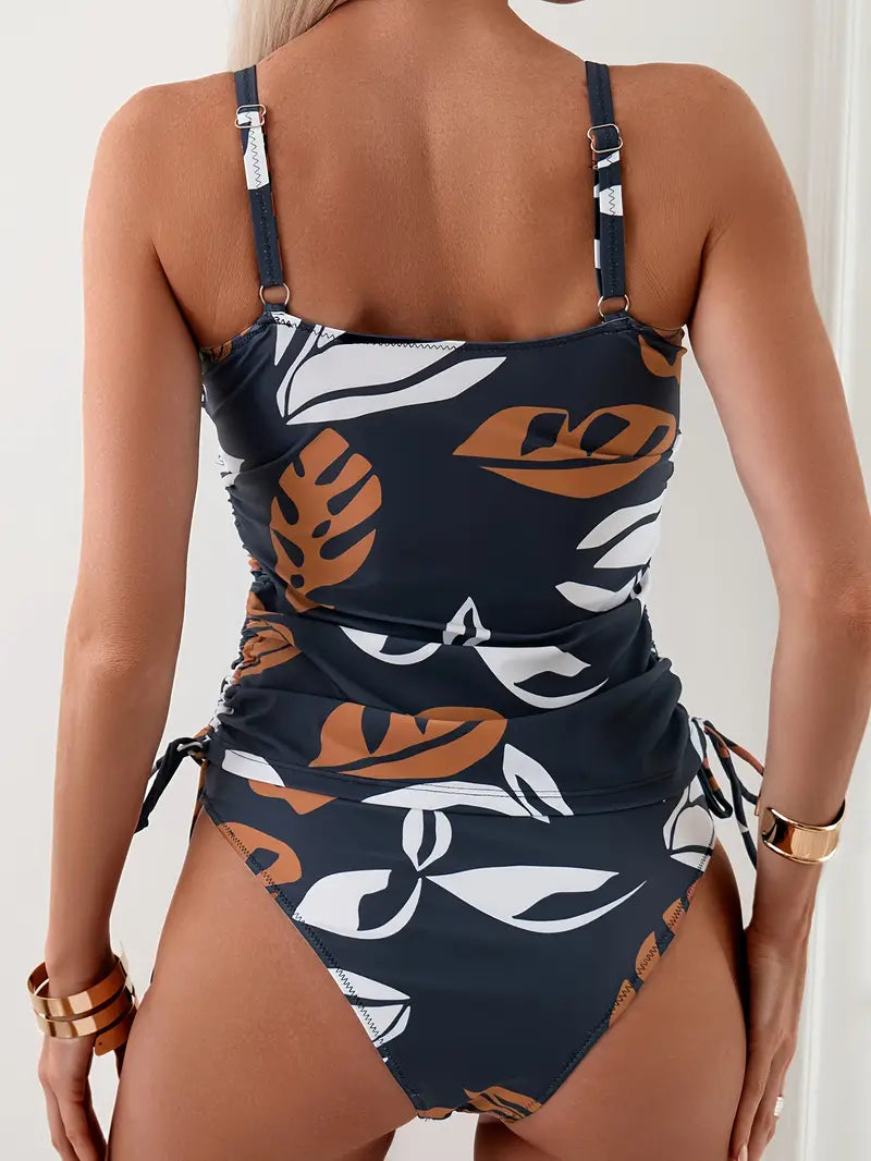 Vénus | Tankini imprimé tropical