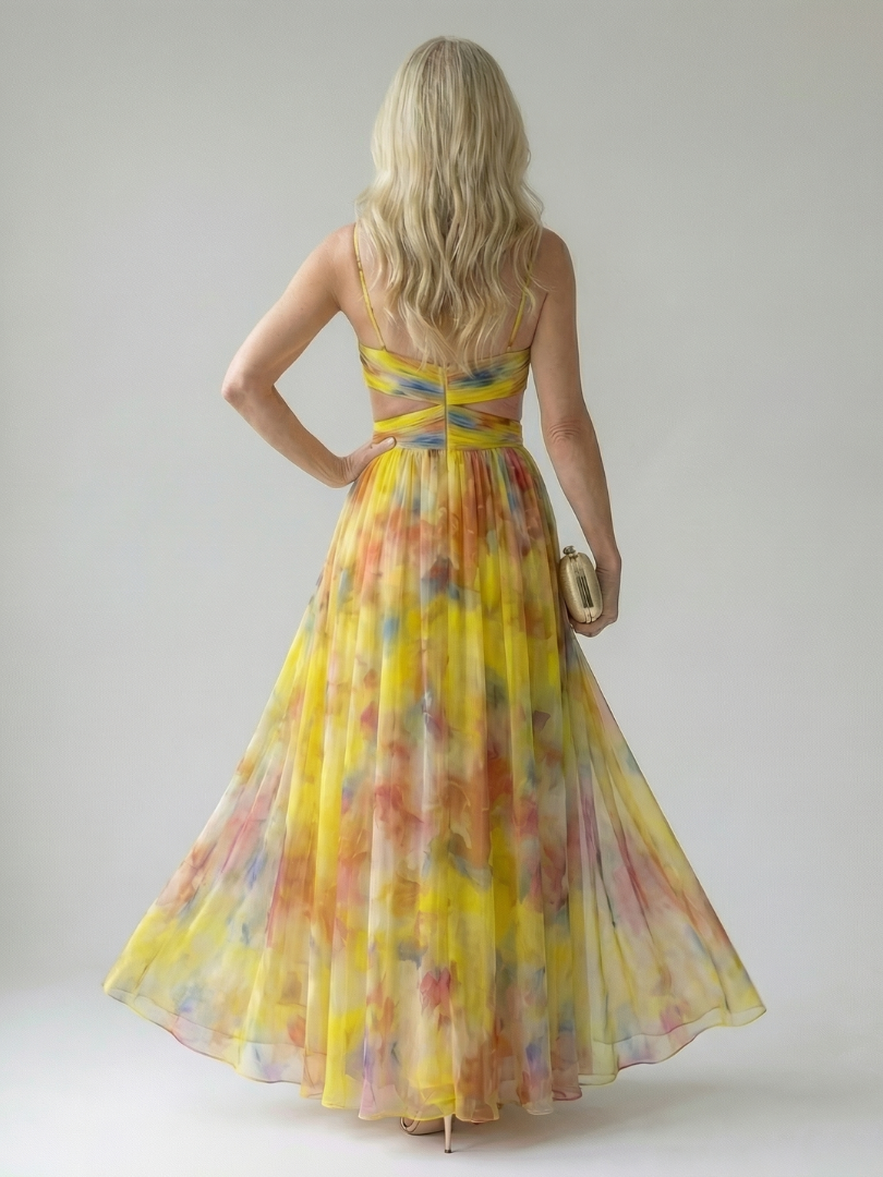 Isabelle | Robe maxi enveloppante