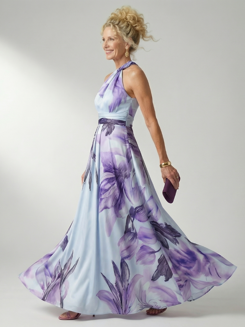 Amélie | Robe maxi fleurie