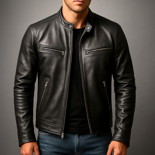 Guillaume | Veste en cuir décontractée