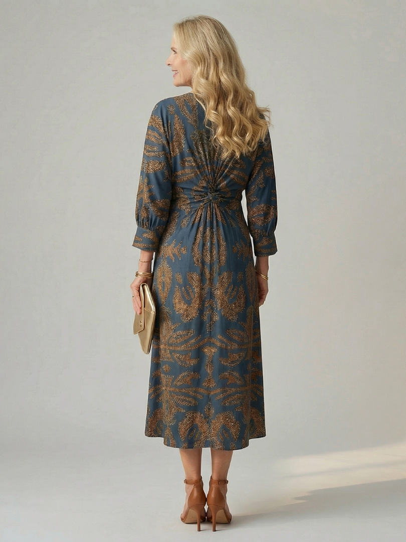 Anouk | Robe portefeuille naturelle
