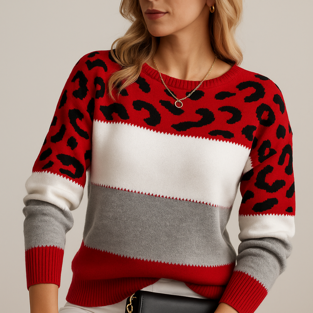Bella | Pull léopard élégance