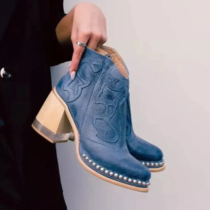 Norwich | Bottes mi-hautes brodées