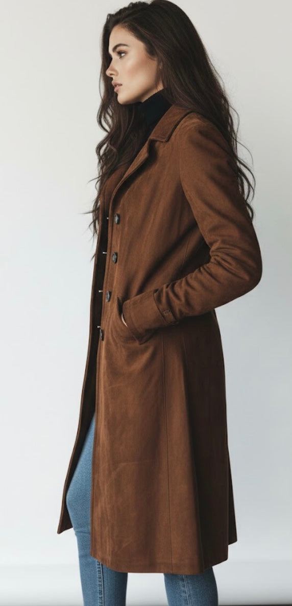 Teresa | Trench élégant douceur intemporelle