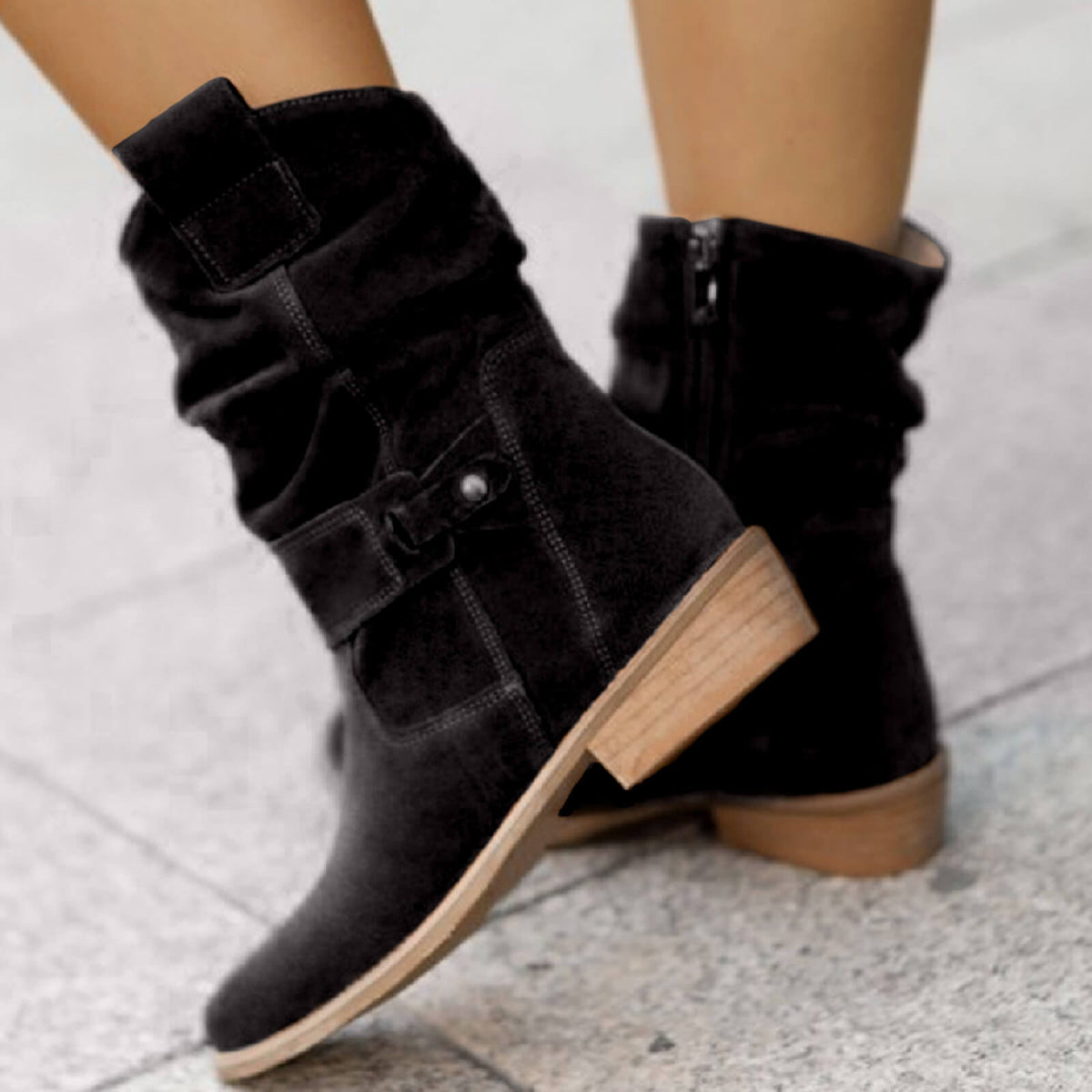 Suzanne | Bottes en daim doux