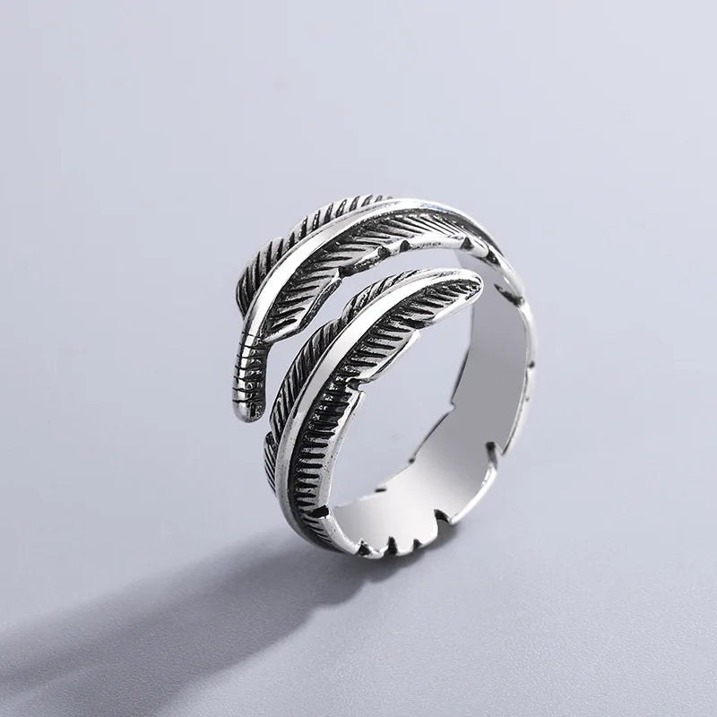 Plume d'un Ange - Bague Mémorial Ajustable