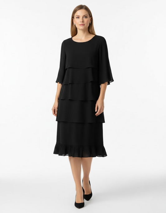 Marguerite | Robe midi élégante féminine confortable