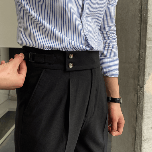 Eduard | Pantalons taille haute élégants