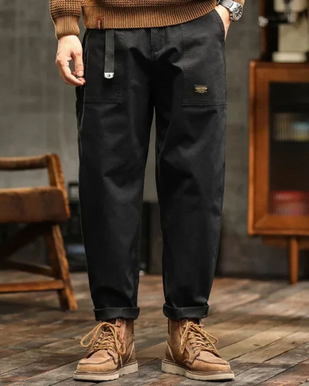 Théodore | Pantalon cargo élégant et confortable pour homme