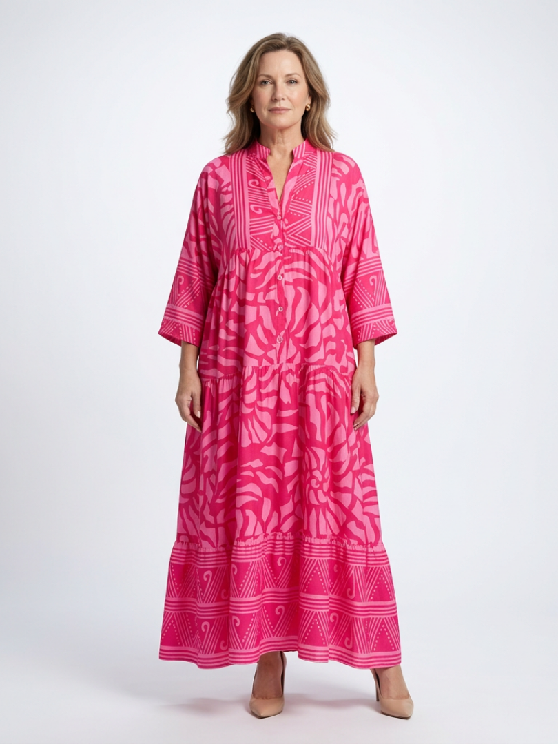 Margot | Robe midi boutons