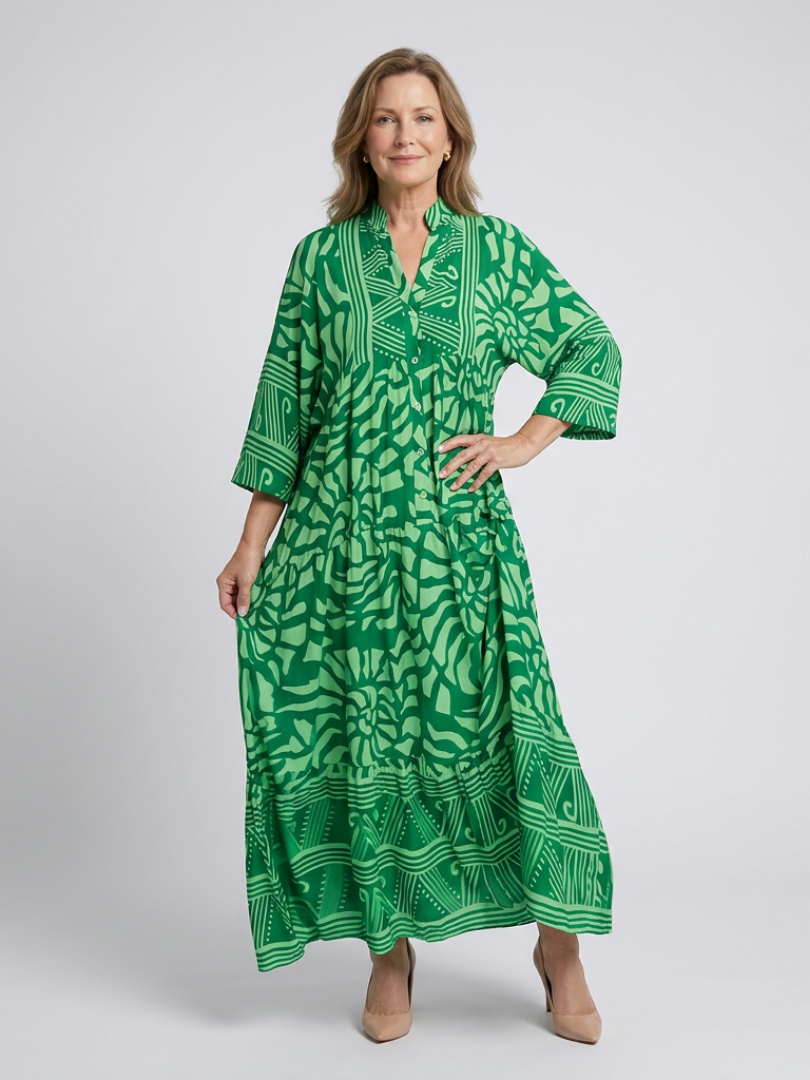 Margot | Robe midi boutons