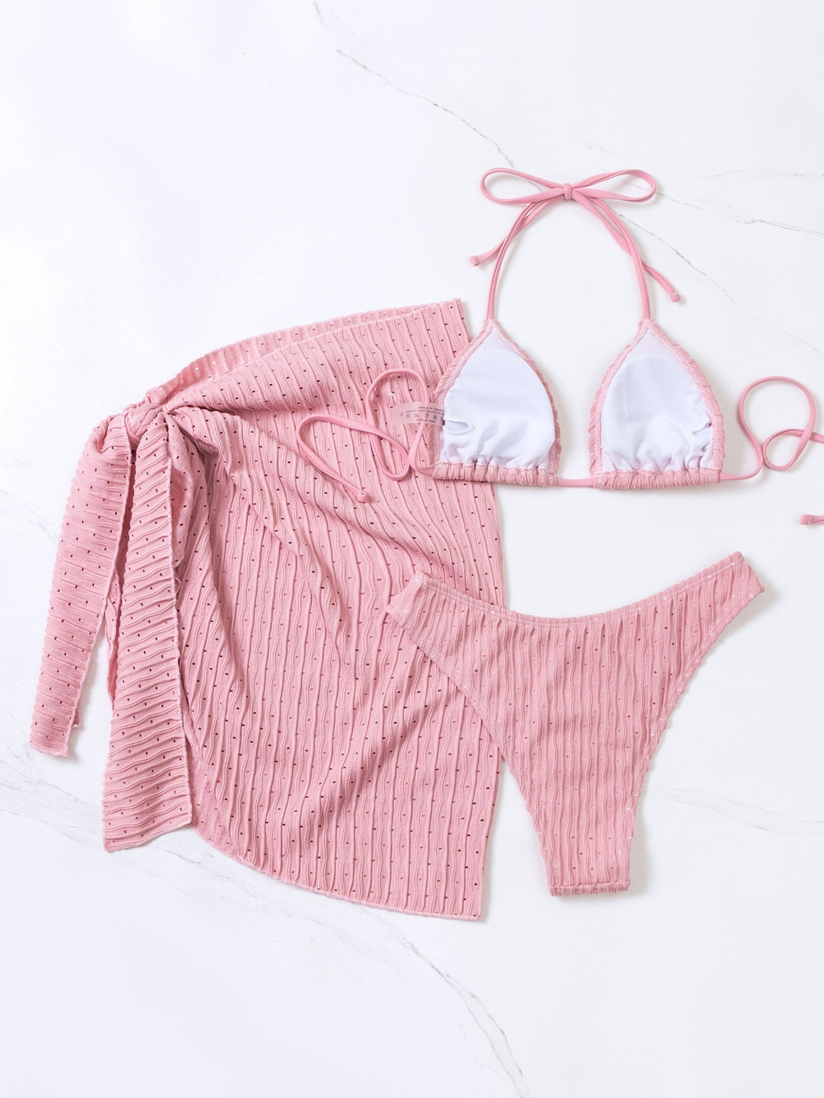 Ria | Bikini triangle avec jupe