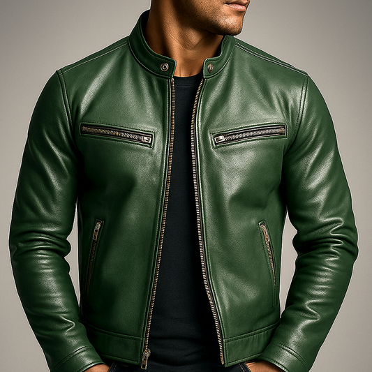 Guillaume | Veste en cuir décontractée