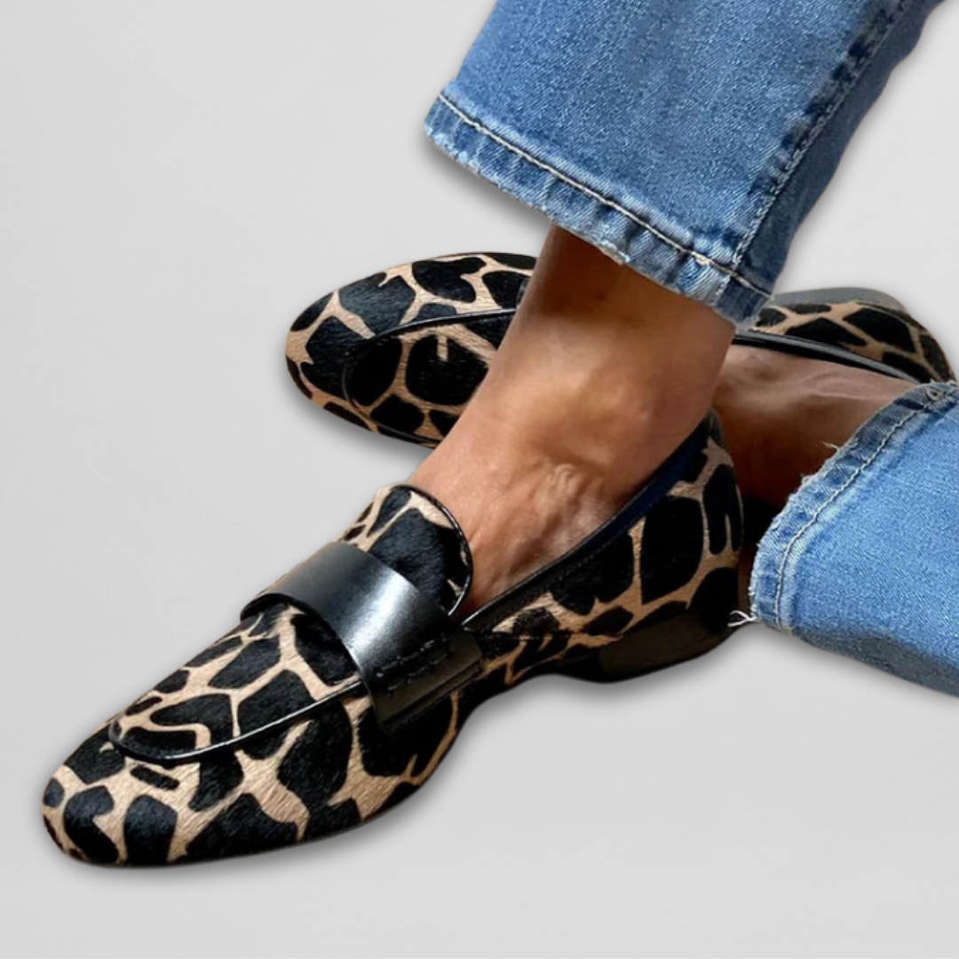 Camilla | Mocassin à imprimé animal