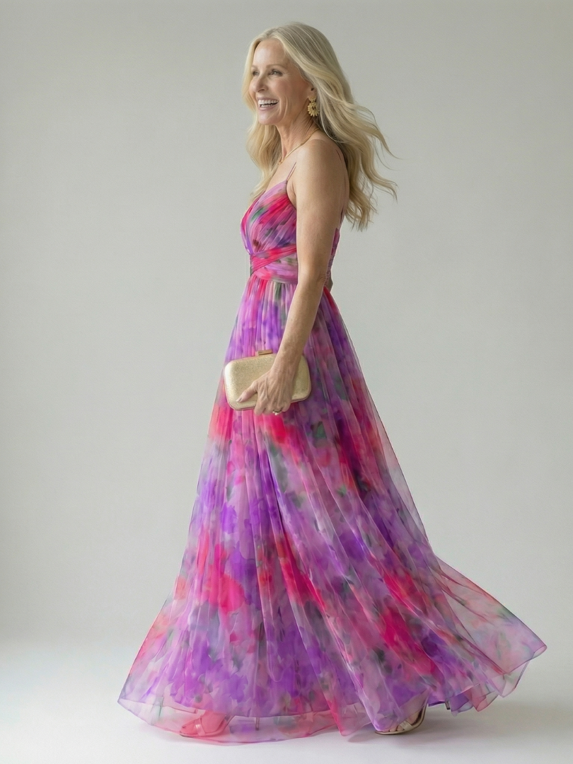 Isabelle | Robe maxi enveloppante