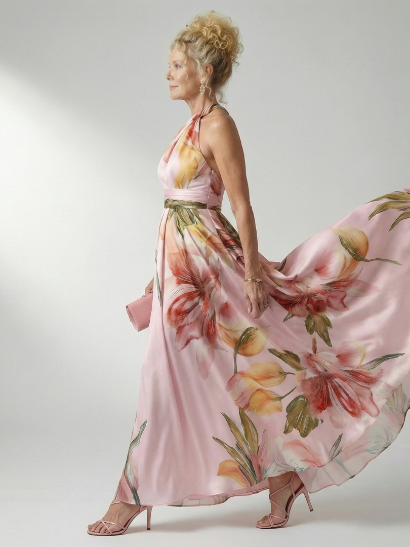 Amélie | Robe maxi fleurie