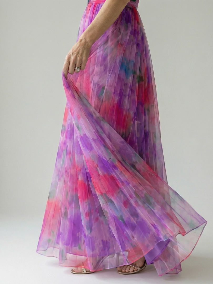 Isabelle | Robe maxi enveloppante