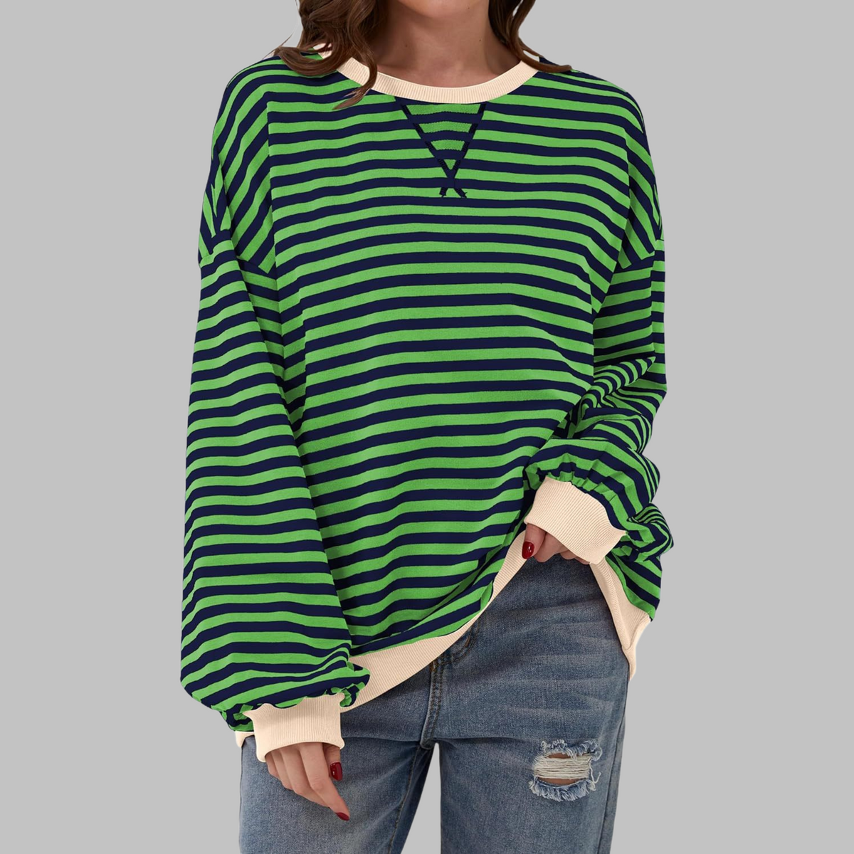 Holly | Pull rayé