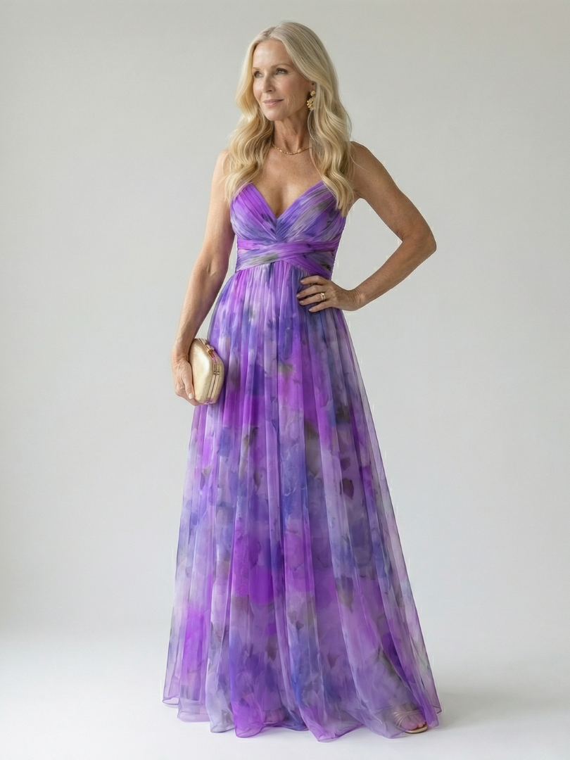 Isabelle | Robe maxi enveloppante