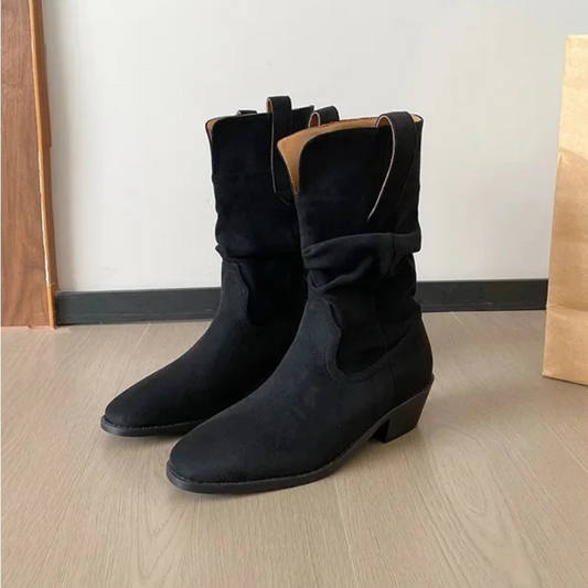 Amura | Bottes western en daim
