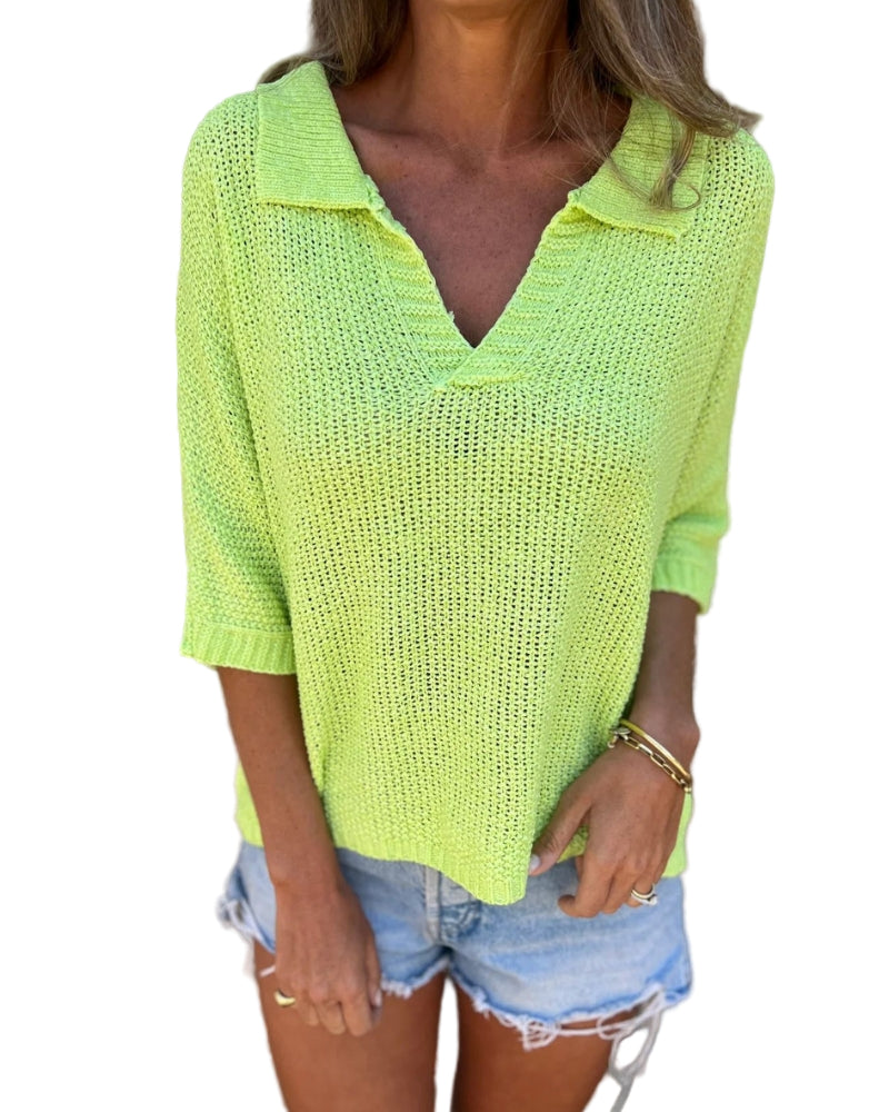 Gariele | Top en maille bohème
