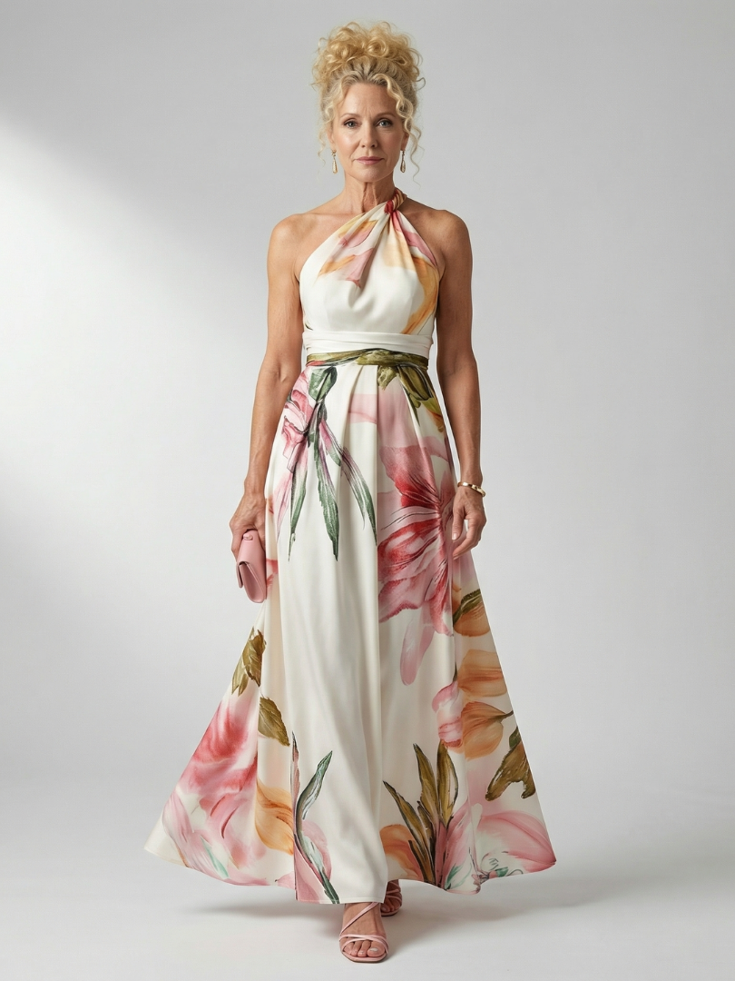 Amélie | Robe maxi fleurie