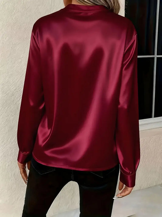 Claudine | Blouse satinée élégante