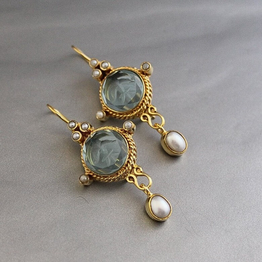 Boucles vintage d'oreilles Merena