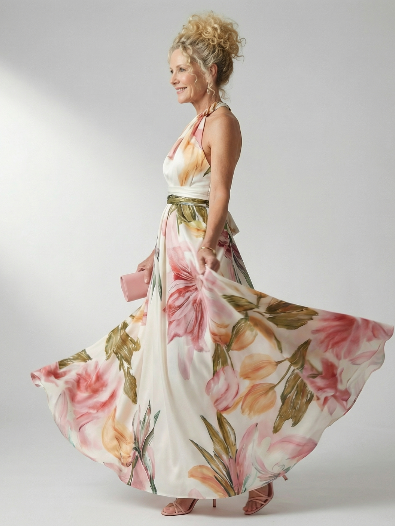 Amélie | Robe maxi fleurie