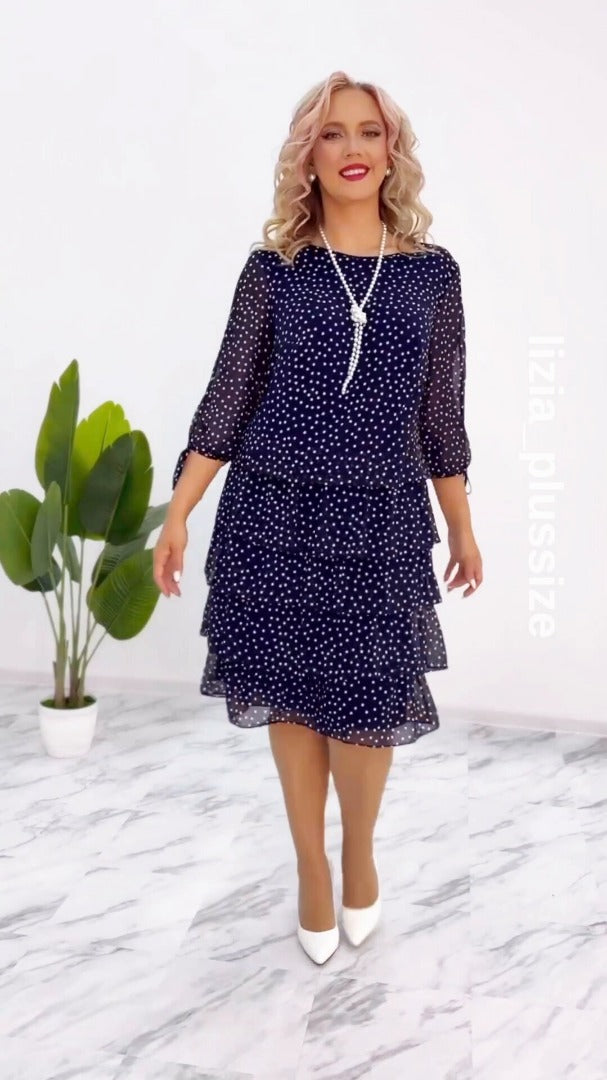 Delphine | Robe à pois intemporelle