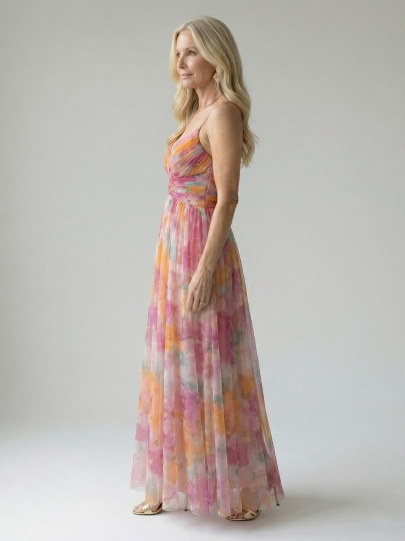 Isabelle | Robe maxi enveloppante