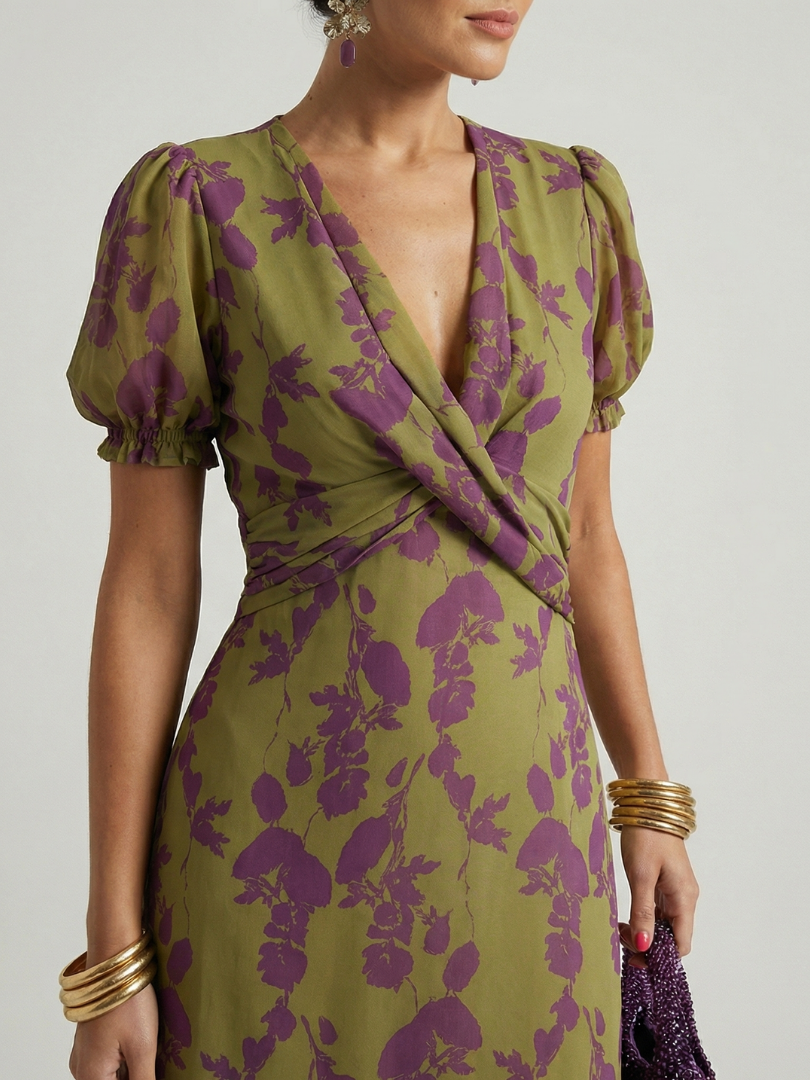 Runa | Robe midi décontractée naturelle