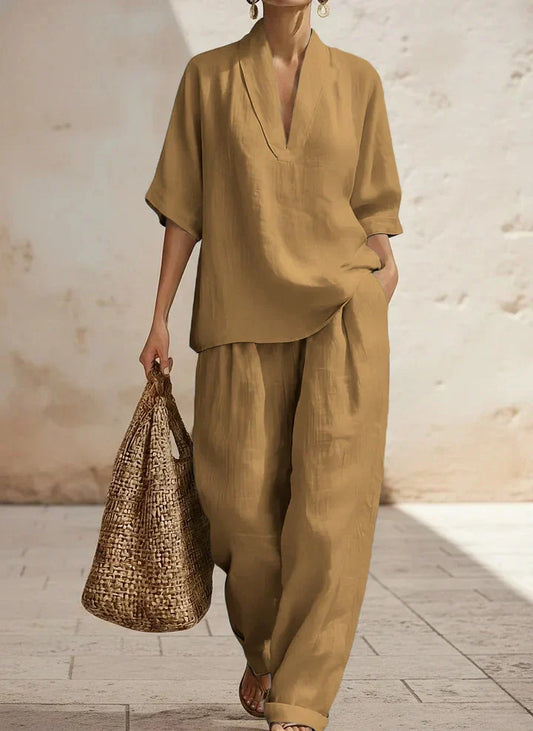 Lilly | Ensemble en lin deux pièces