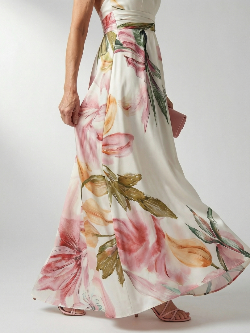 Amélie | Robe maxi fleurie