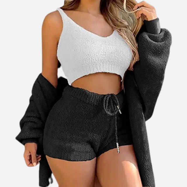 Douce | Ensemble en tricot douillet