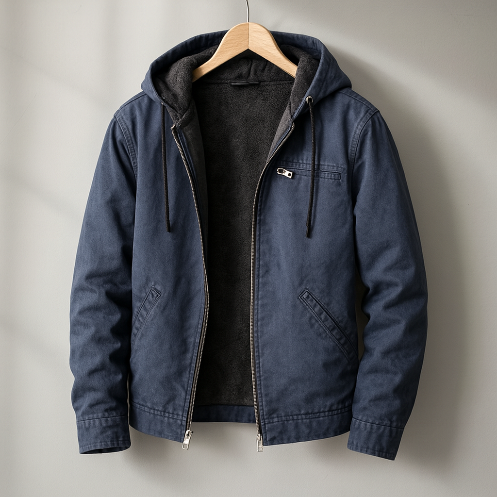 Pierre | Veste en toile robuste avec capuche doublée