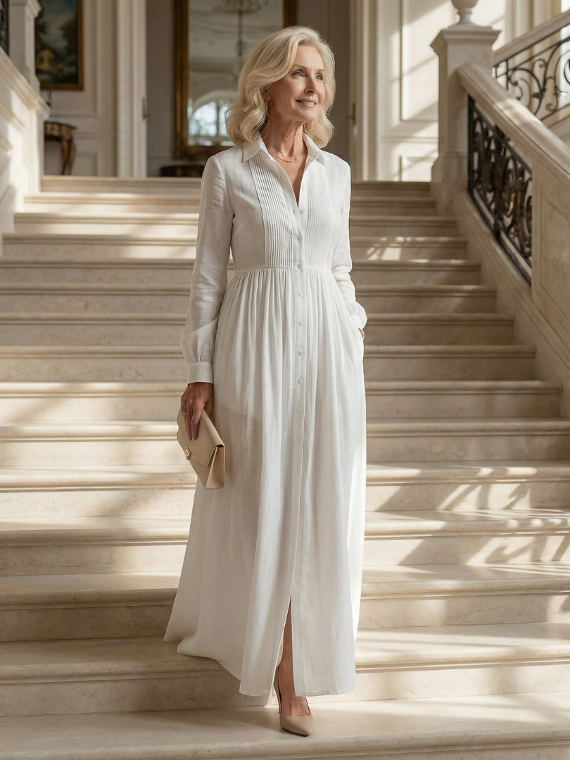 Odile | Robe maxi fluide