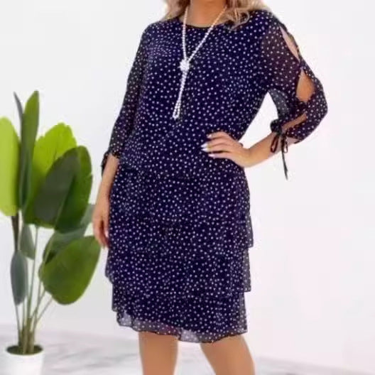 Delphine | Robe à pois intemporelle