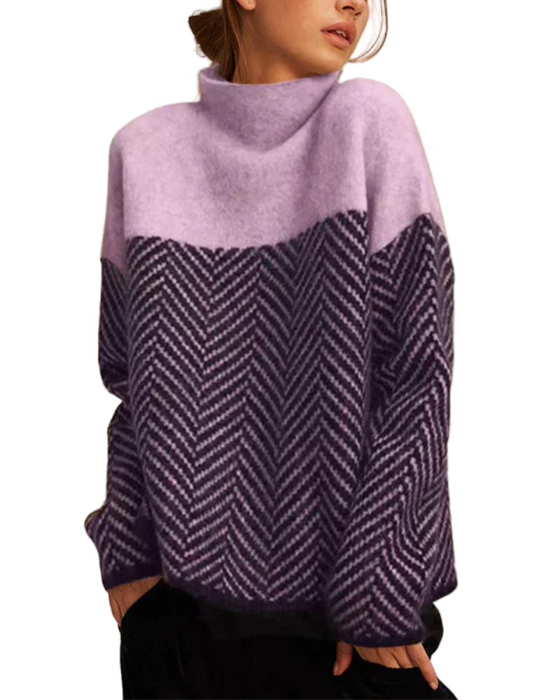 Malene | Pull à col roulé en coton