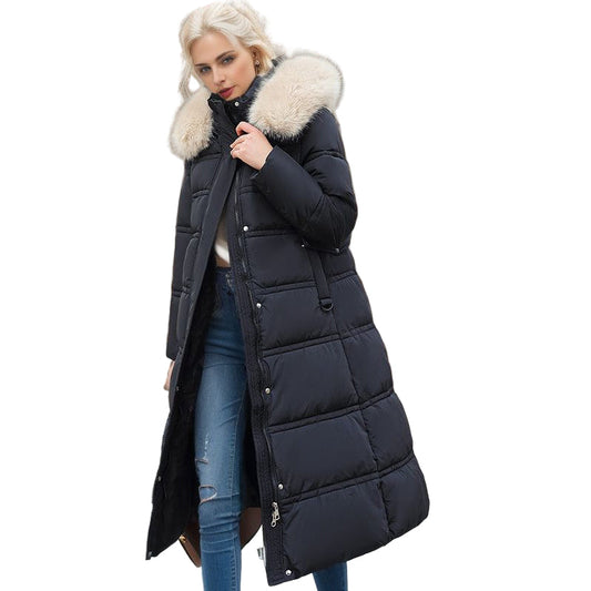 Aurora | Manteau long cintré à capuche